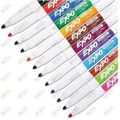 Expo Dry Erase Marker Fine (Black, 12/pk)