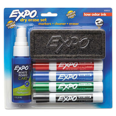 Low Odor Dry Erase Marker Starter Set
