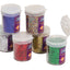 Glitter Assortments, 6 Assorted Colors, 0.75 oz., 6 Jars