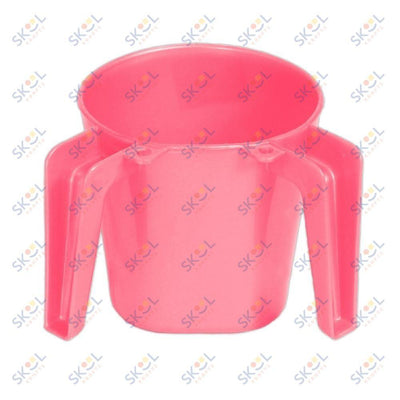 Plastic Square Small Wash Cup - Blue