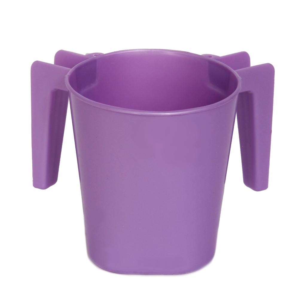 Plastic Square Small Wash Cup - Pink