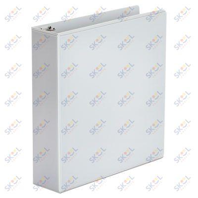 View Binder (White, 1", Round Rings)