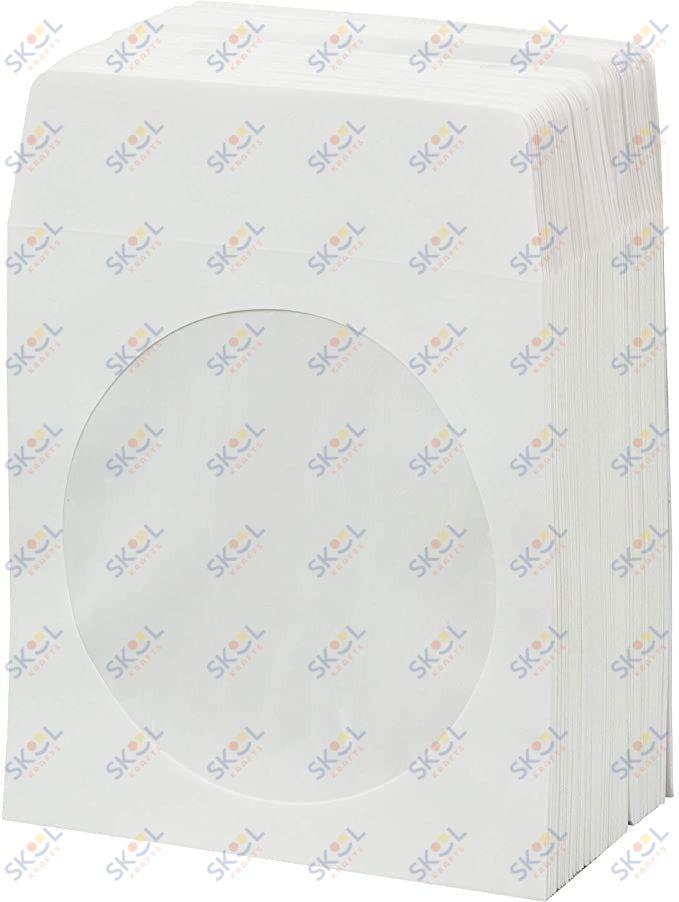 CD/DVD Envelopes Clear Window 50/Pack