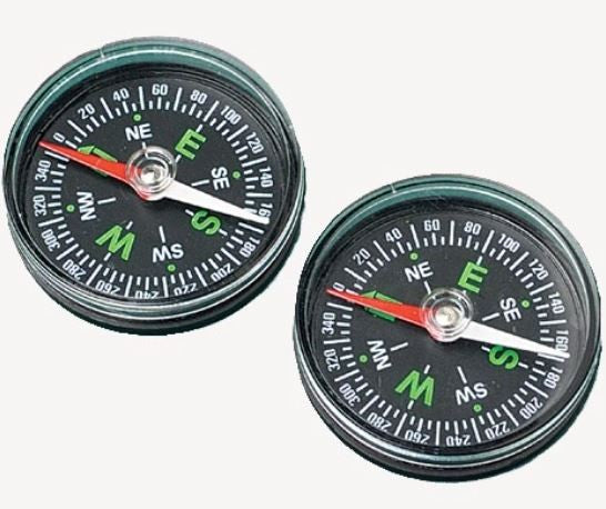 Magnetic Toy Compass 12/pcs