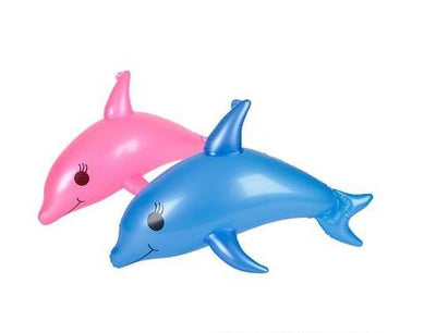 Pearlized Inflatable Dolphin 24" 12/pk