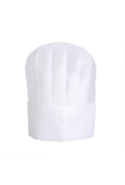 Disposable Chef Hat 24/pk White
