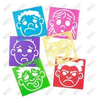 Emotion Stencils 6 Pc Set