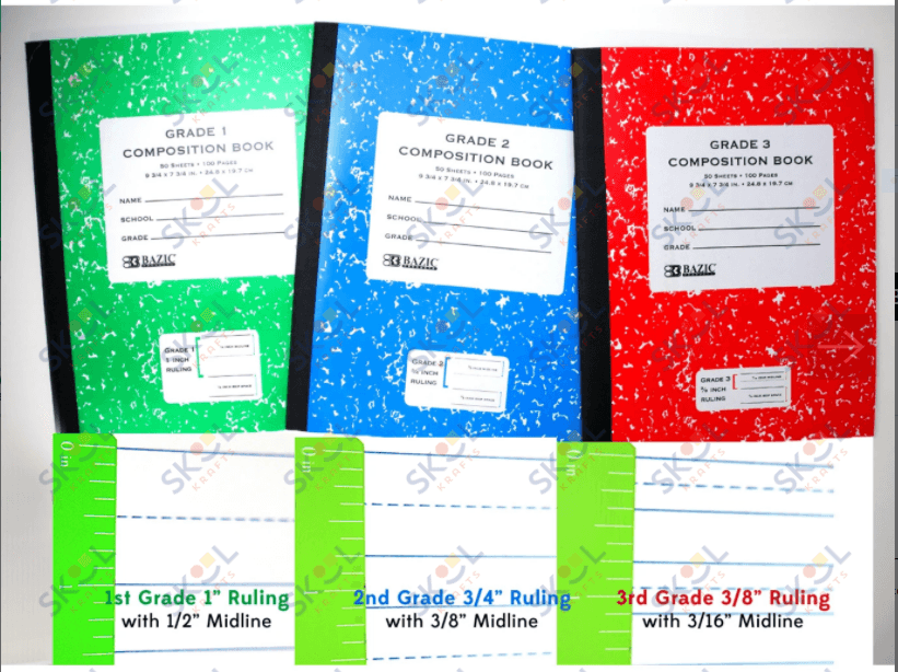 Grade 2 Primary Composition Book