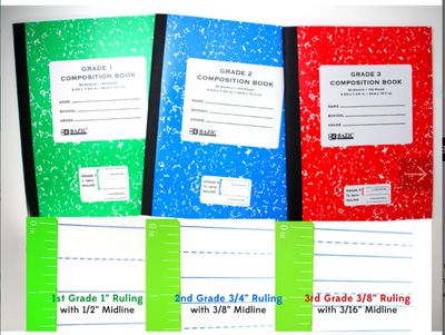 Grade 3 Primary Composition Book 50 sheets