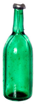 Clear Green Bottle