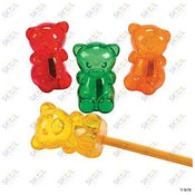 Gummy Teddy Bear Pencil Sharpeners 12/pk