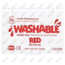 Red Washable Stamp Pad