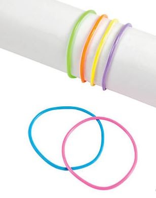 Neon Jelly Bracelets 144/pk