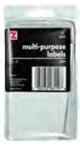All Purpose White Labels 2" x 4" 35/pk