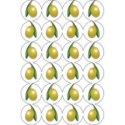 Olive Stickers 1" 10 Sheets