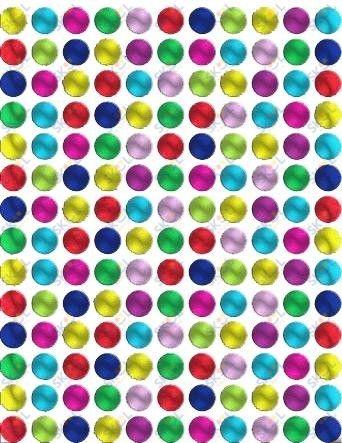 Metallic Assorted Dot Stickers 10 Sheets