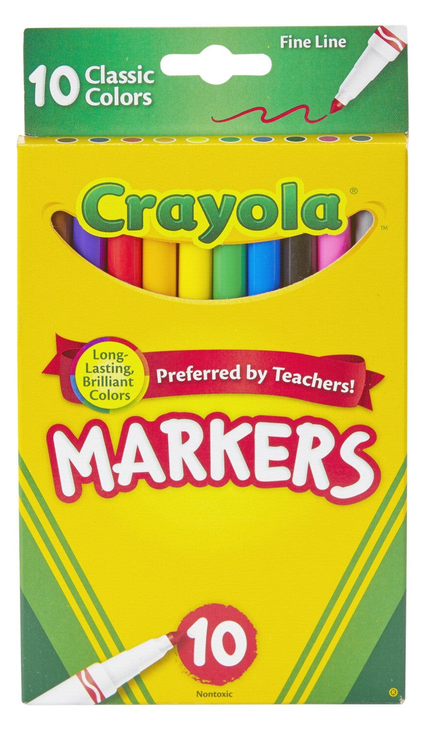 Crayola Fine Tip Markers Classic Colors 10/pk