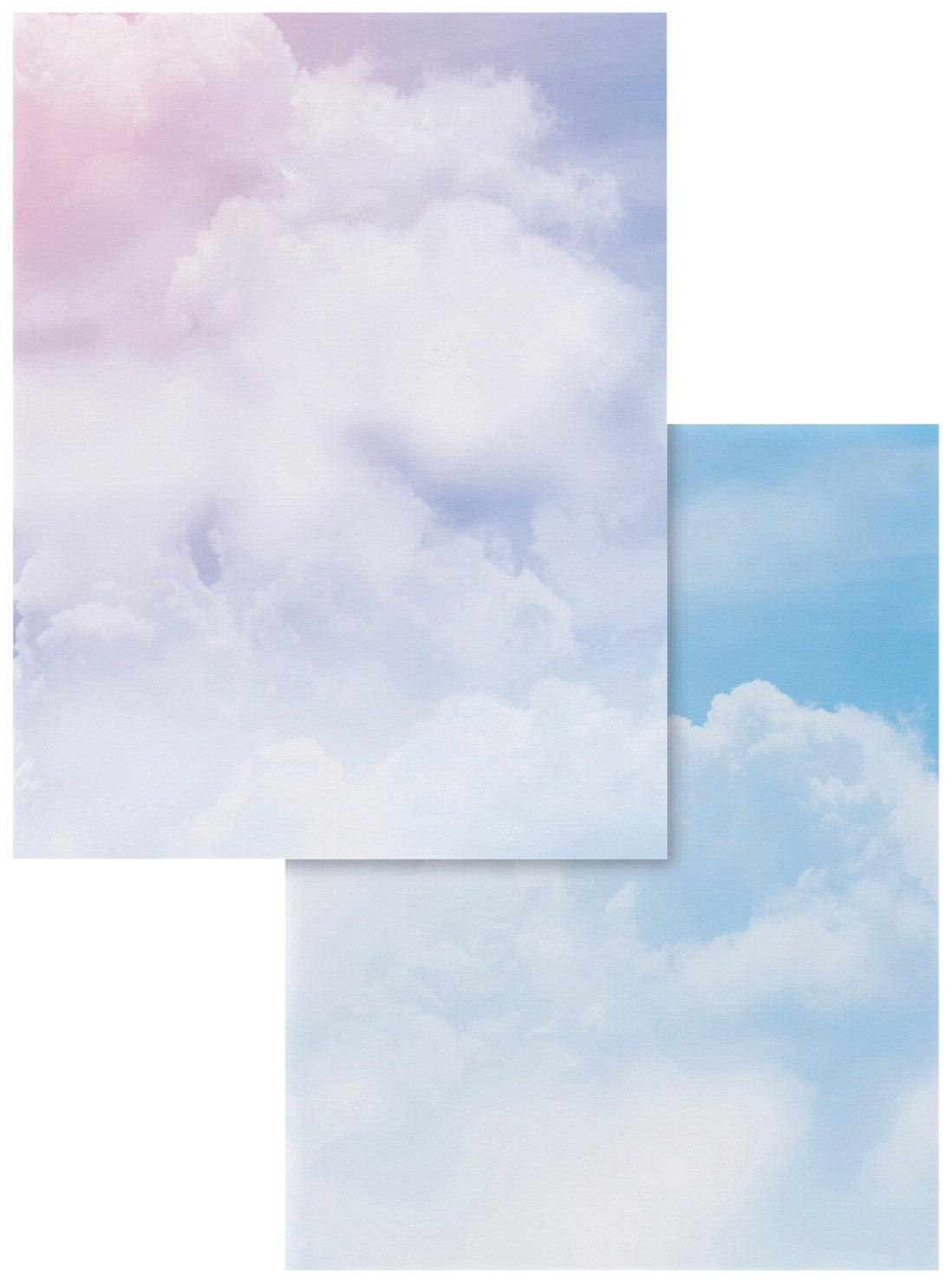 Preprinted Stationery 8-1/2 x 11 Inches, Clouds 100/pk