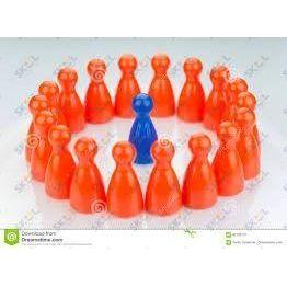 Plastic Peg Pawn Orange