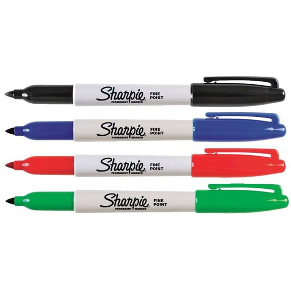 Sharpie Fine Permanent Markers Assorted 3 Pack