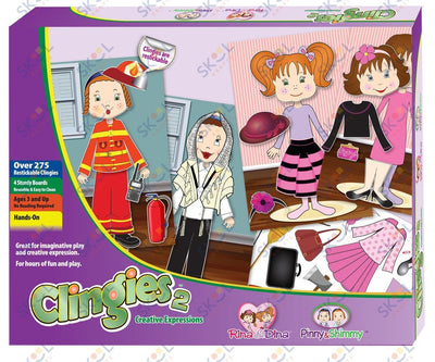 Clingies Re-usable Stickers and Boards Dress Up