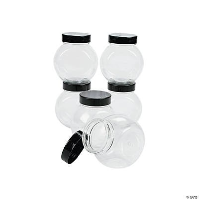 Round Storage Containers 3 1/4" x 3" with a 2" top 6/pk