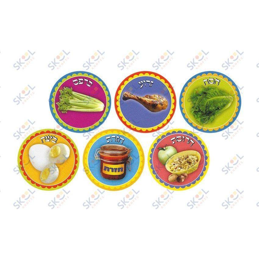 Seder Plate Symbol Stickers 36 stickers