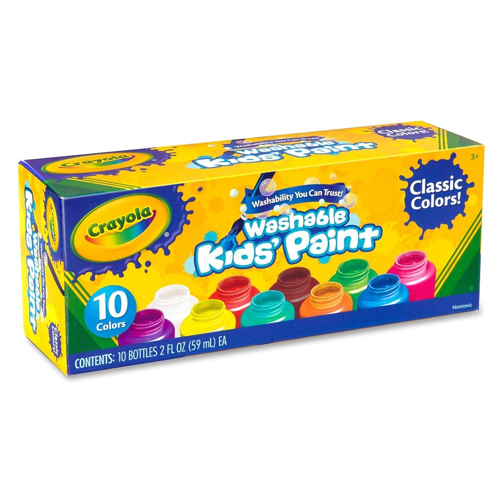 Crayola Washable Kids Paint 2oz 10/Pkg