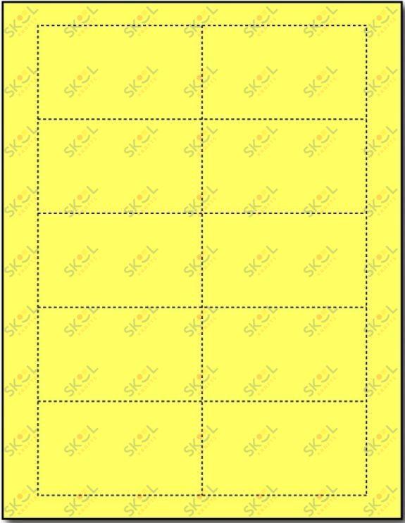 Perforated Business Card, 10/pg, 250 Sheets