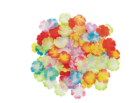 Polyester Mini Bright Flower Petals 1" 1000/pk