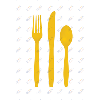 Cutlery Assortment 18/pk (Green)