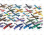 Cardboard And Plastic Flying Jet Assortment 25/pk