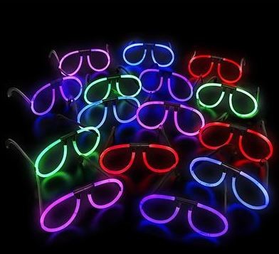 Glow Eye Glasses Assortment 48/pk