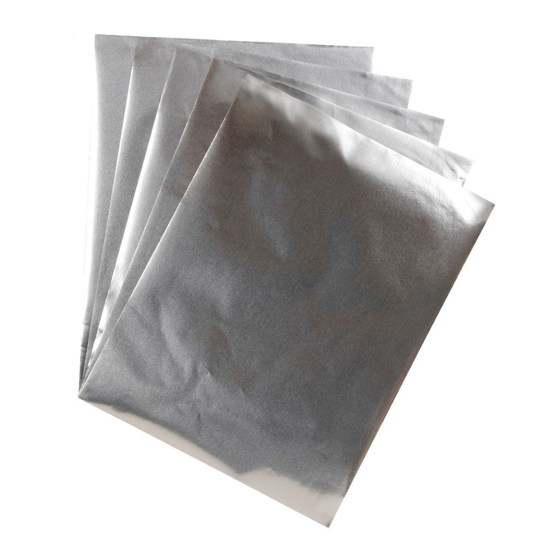 Metallic Foil Paper (8.5 X 11, Shiny Silver, 100)