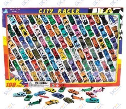 Die Cast Toy Cars 100/PK