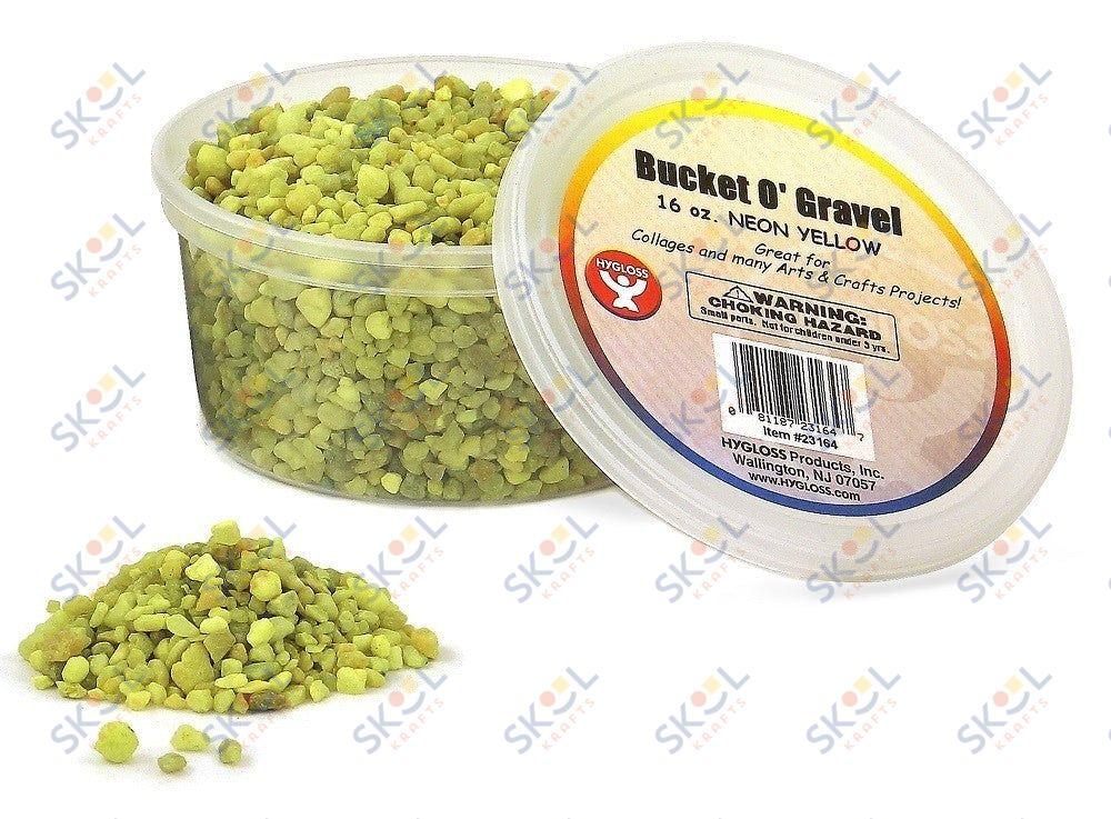 Bucket O`Gravel 16.oz (Neon, Yellow)