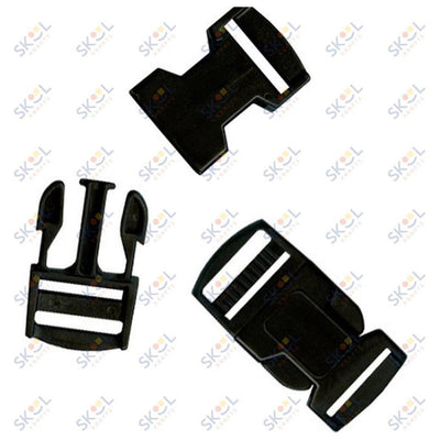 Para Cord Buckles 100  pcs(25mm) black