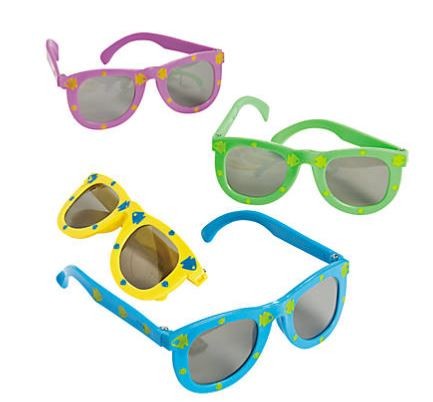 Kids' Fish Print Sunglasses 12/pk