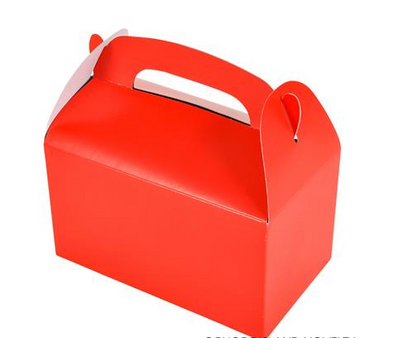 Treat Boxes Red 6" 12/pk