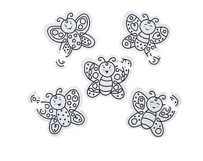 Color Your Own Butterfly Puzzles 6" x 5 1/4" - Makes 50