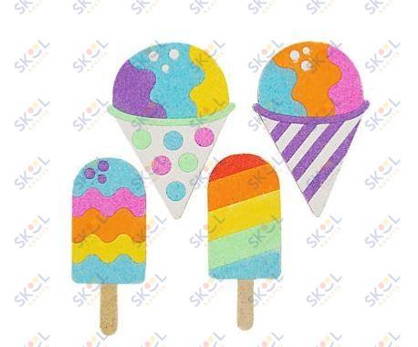 Summer Treats ice pops Sand Art Sets 24/pk