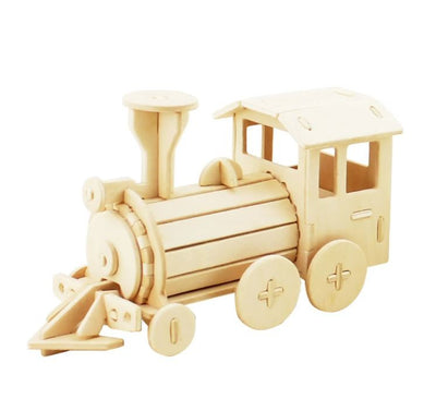 3D Wooden Puzzle Train