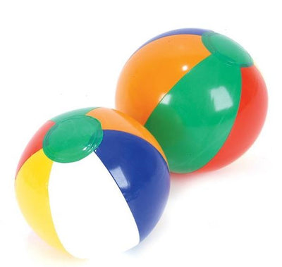 Multicolored Beach Balls 6" 12/pk