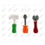 Handyman Hanging Decorations 8" x 14" 3/pk