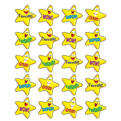 Encouraging Stars Stickers 1" 120/pk