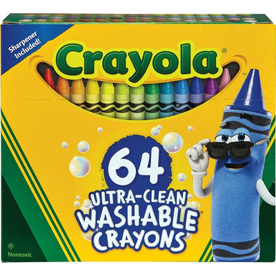 Crayola Crayons Washable 64/pk