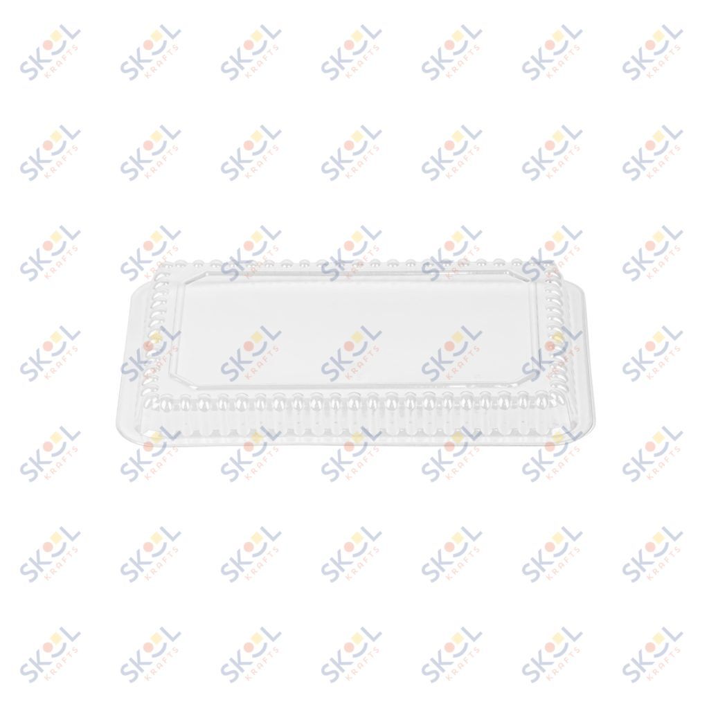 Plastic Oblong Lids 1lb. 10/pk