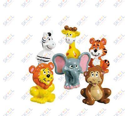 Vinyl Zoo Animals 12/pk