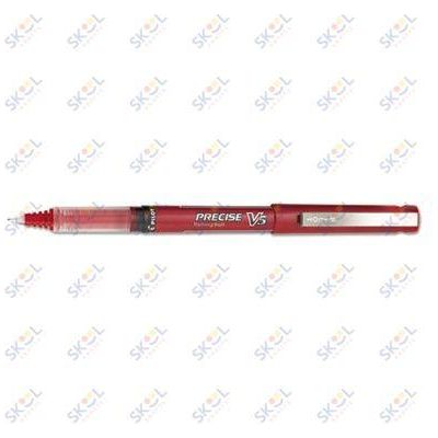 Precise V5 Roller Ball Pen Extra-Fine 0.5 mm Red 12/pk