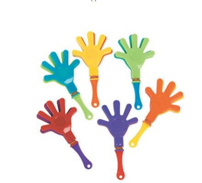 Plastic Mini Hand Clappers 12/pk